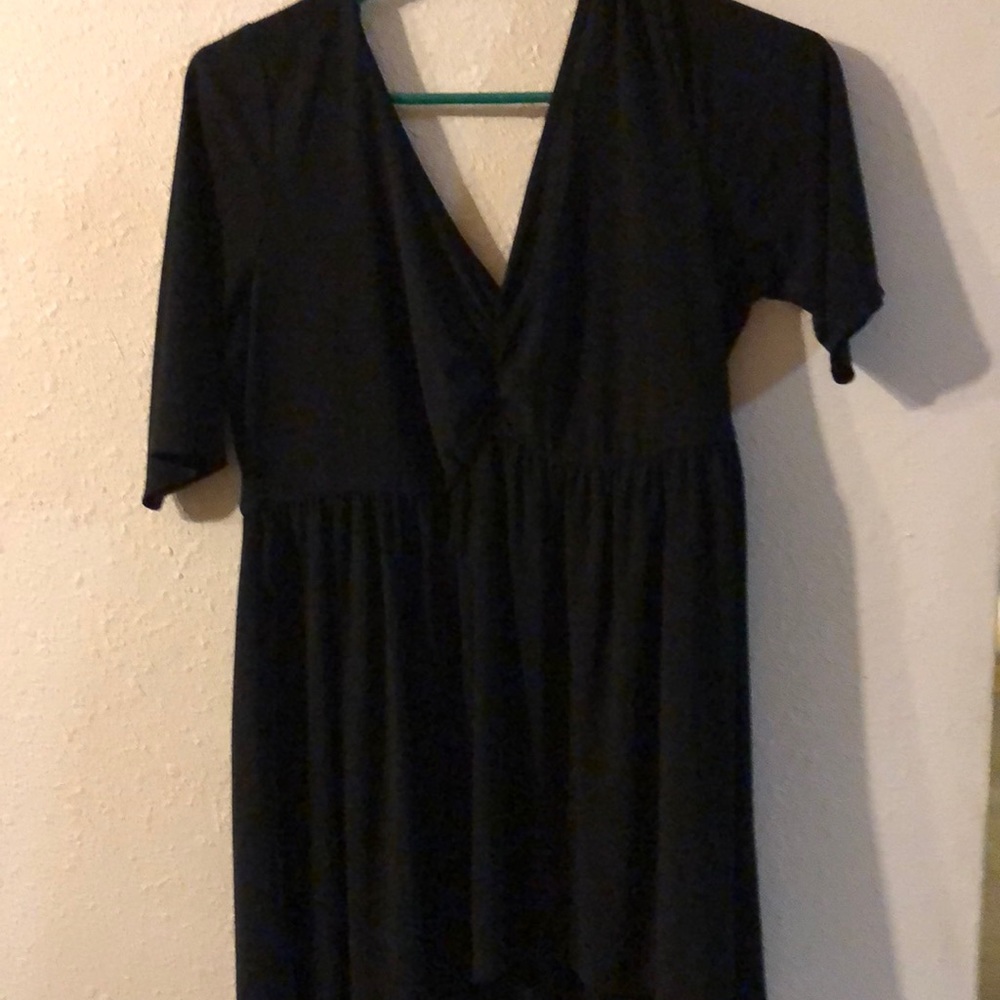 Black babydoll shirt